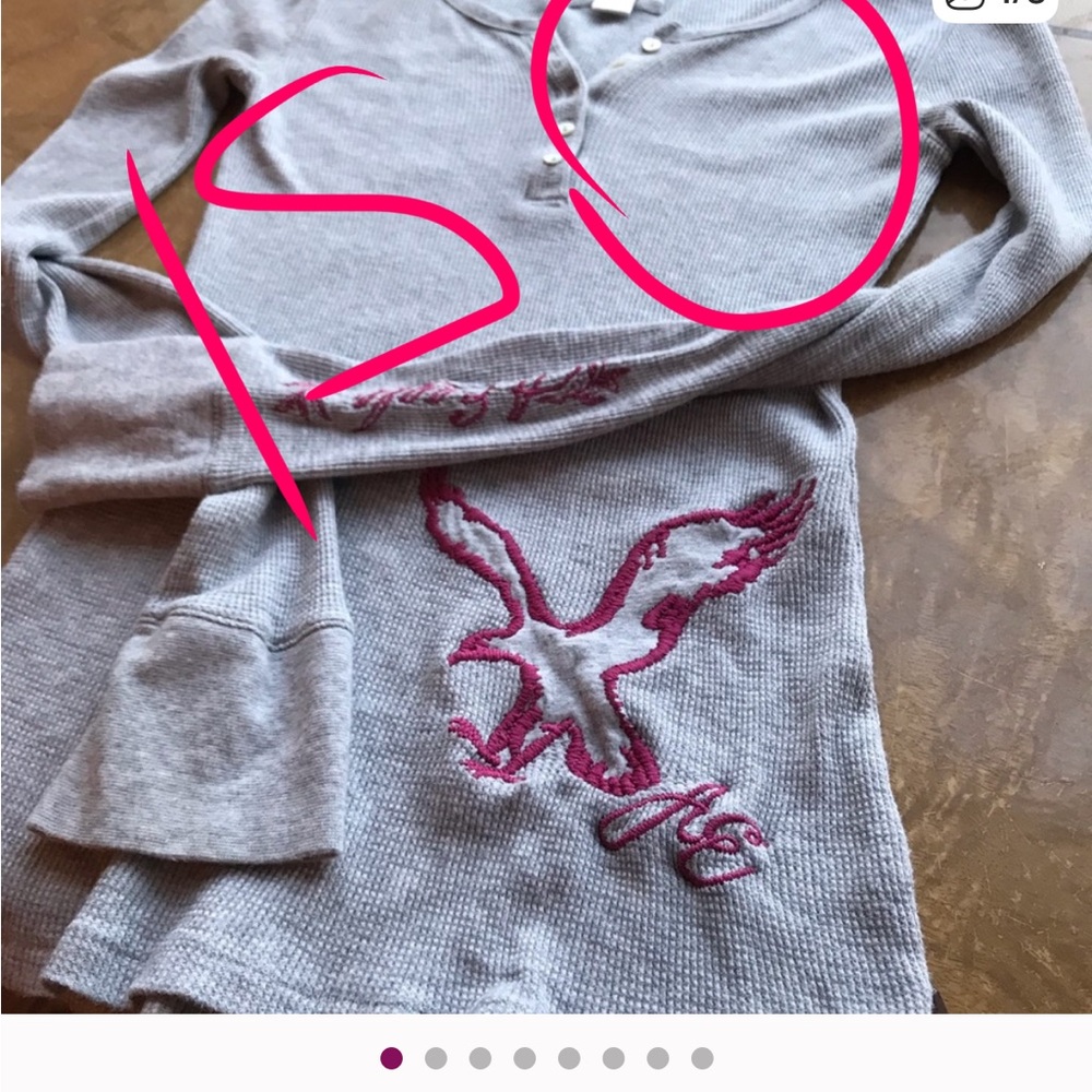 ISO American eagle Henley